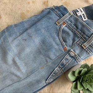Re/done light wash jeans